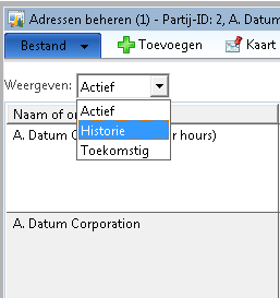 SchermAdressenbeheer