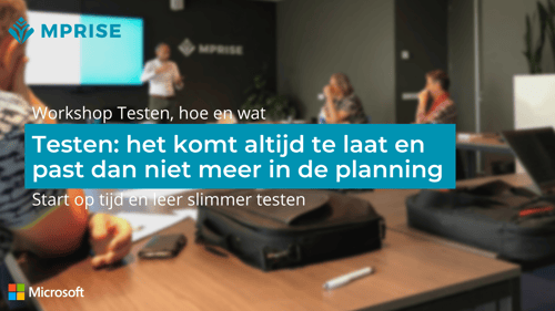 Testen: het komt altijd te laat en past dan niet meer in de planning